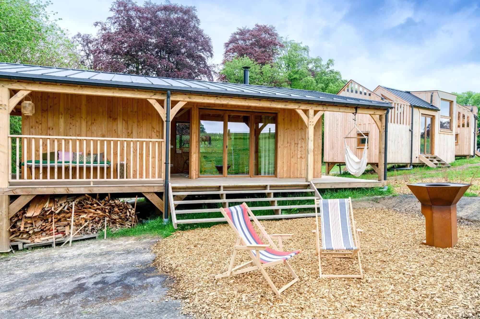 Les Cabanes Champetres - Le Domaine Des Trois Tilleuls Villers-la-Ville Exterior photo